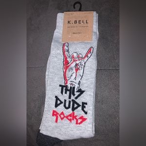This Dude Rocks Men Crew Sock Kbell 10-13 Pride